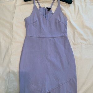 Elegant Lavender Sleeveless Dress